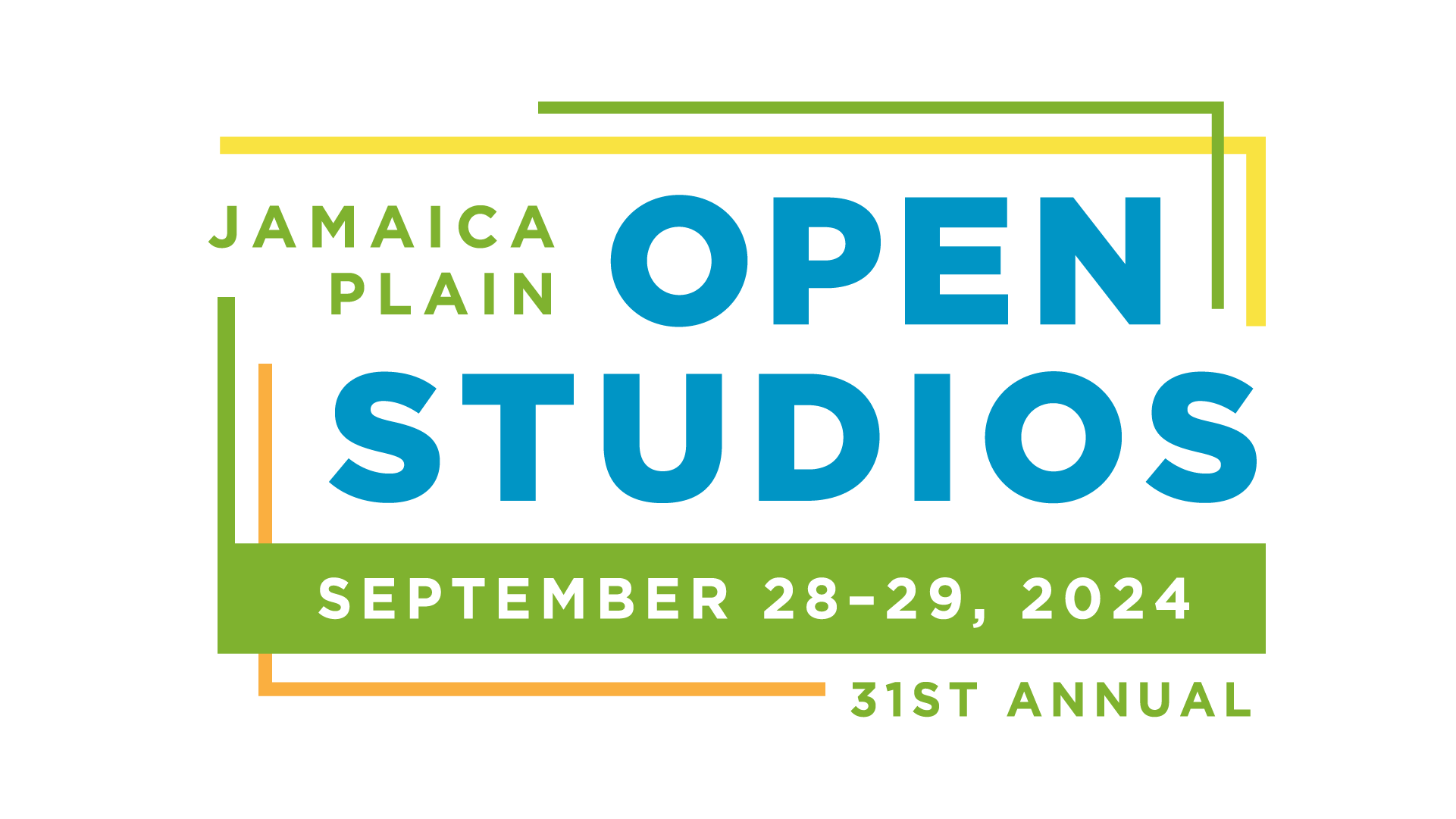 Jamaica Plain Open Studios, September 28-29, 2024. 31st Anniversary.